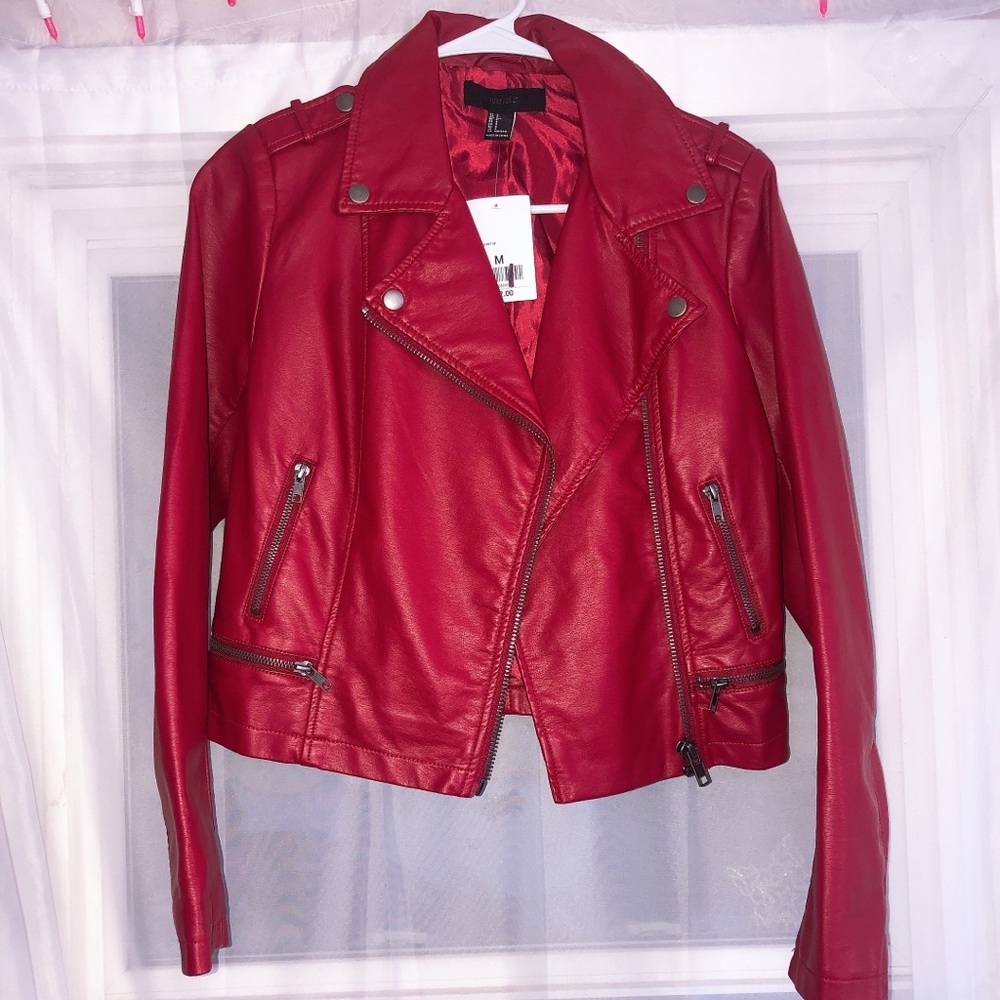 NWT Forever 21 Faux Leather Jacket